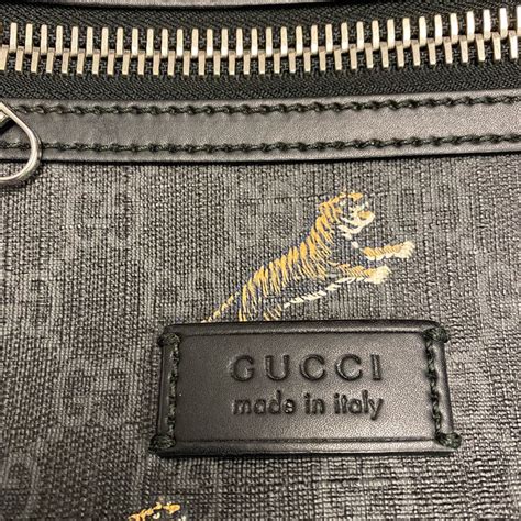 Gucci GG Supreme Tigers Gucci Bestiary Belt Bag